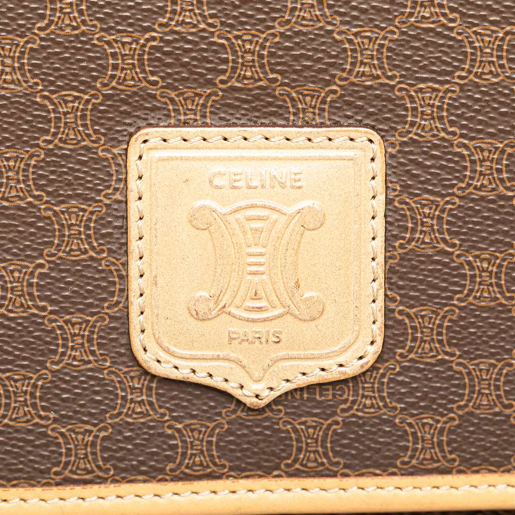 Celine Macadam Coated Canvas Crossbody - 5