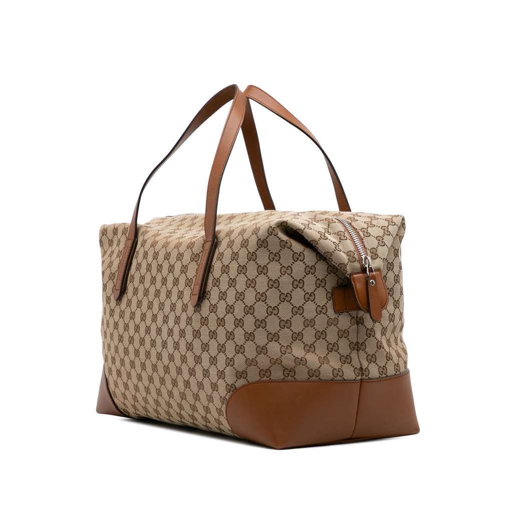 Gucci GG Canvas Web Travel Bag - 2