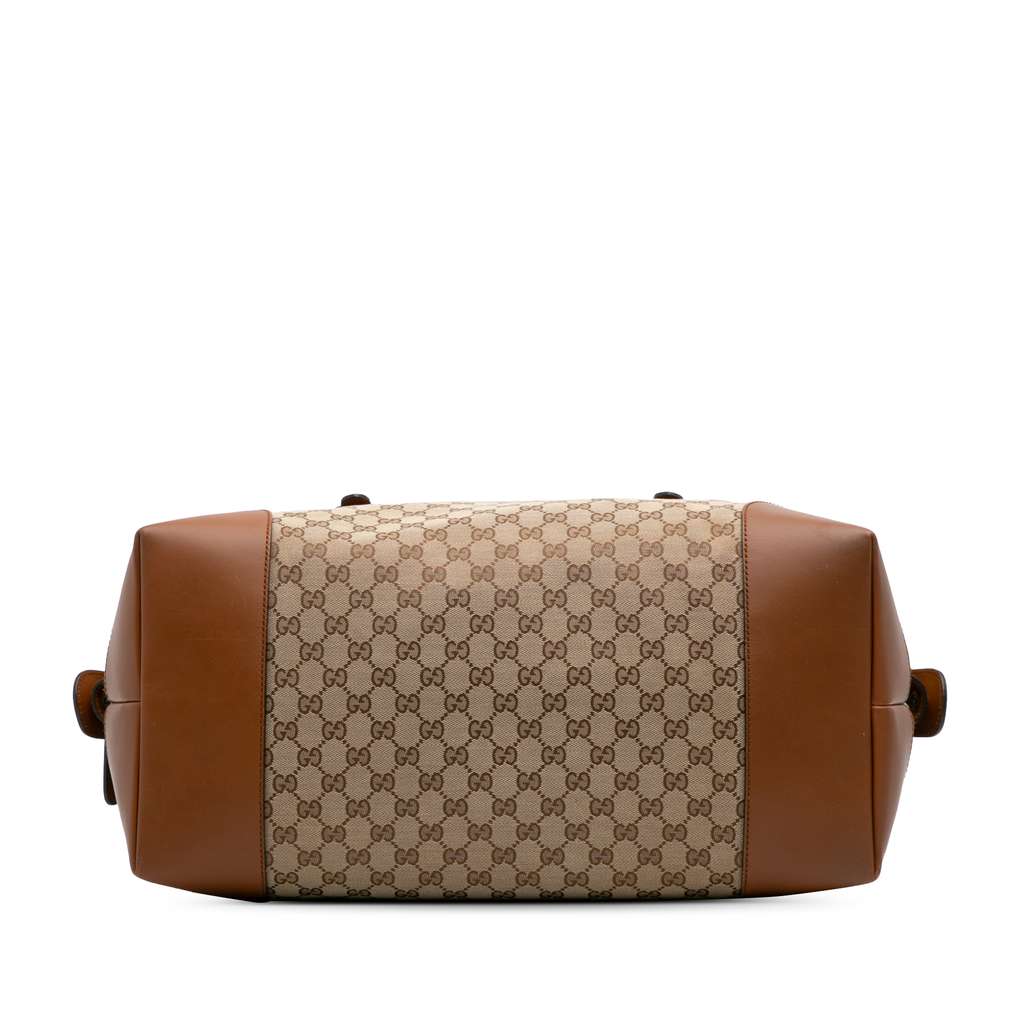 Gucci GG Canvas Web Travel Bag - 3