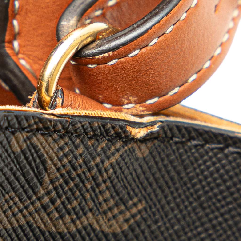 Celine Mini Triomphe Coated Canvas Vertical Cabas Satchel - Detail 2