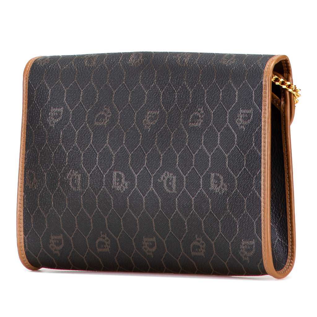 Dior Honeycomb Coated Canvas Chain Crossbody - 2