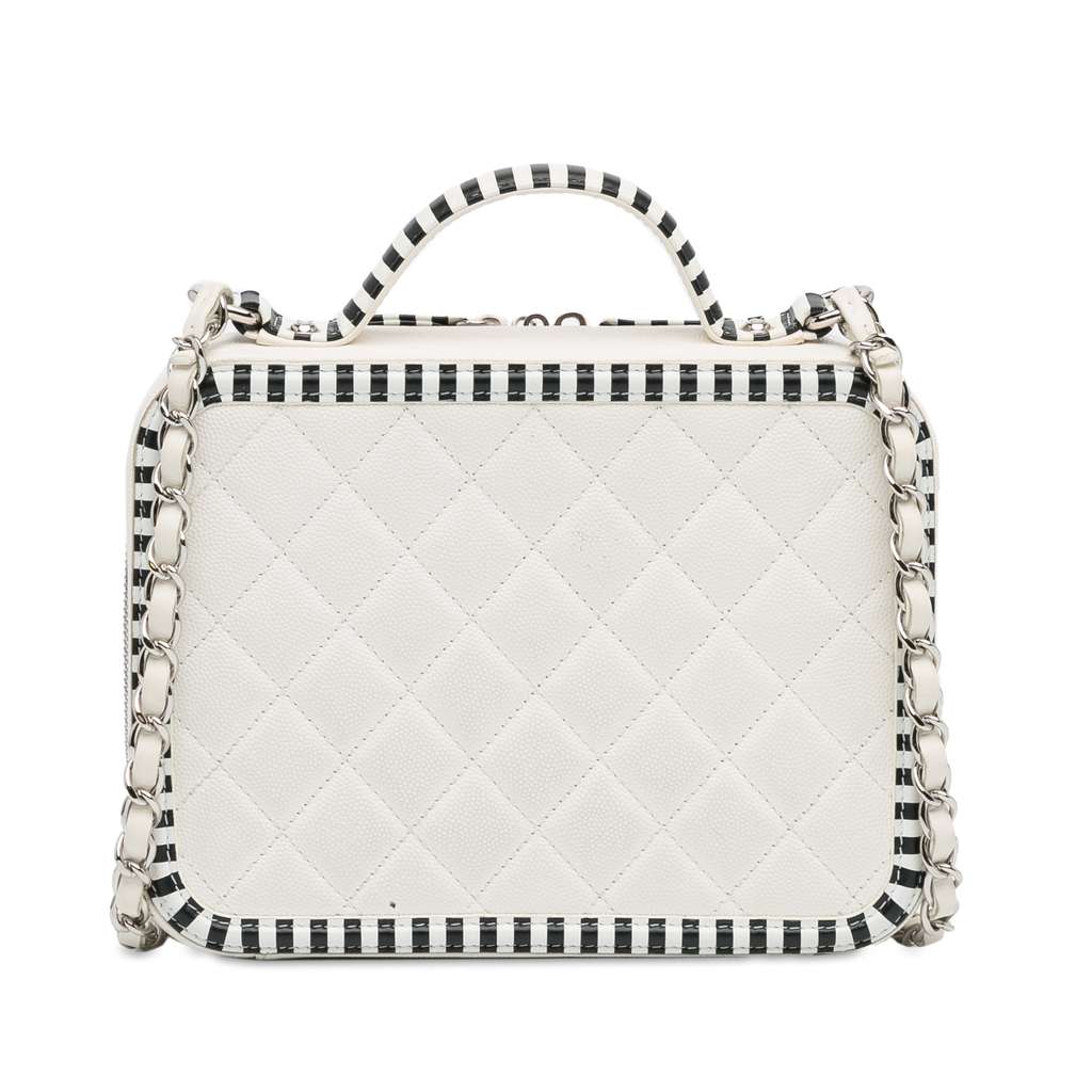Chanel Medium Caviar CC Filigree Vanity Case - 4