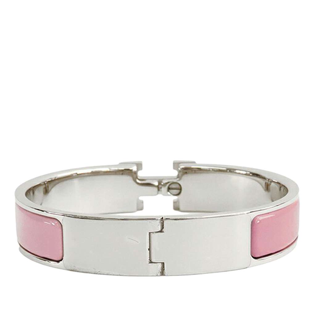 Hermès Narrow Enamel Clic H Bracelet PM - Back view