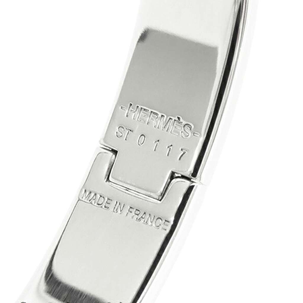 Hermès Narrow Enamel Clic H Bracelet PM - 4