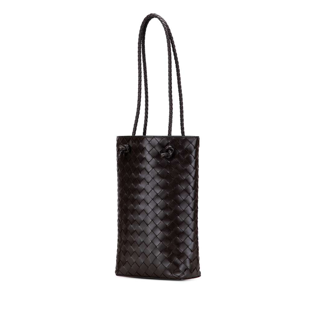 Bottega Veneta Mini Nappa Intrecciato Tote - Back view