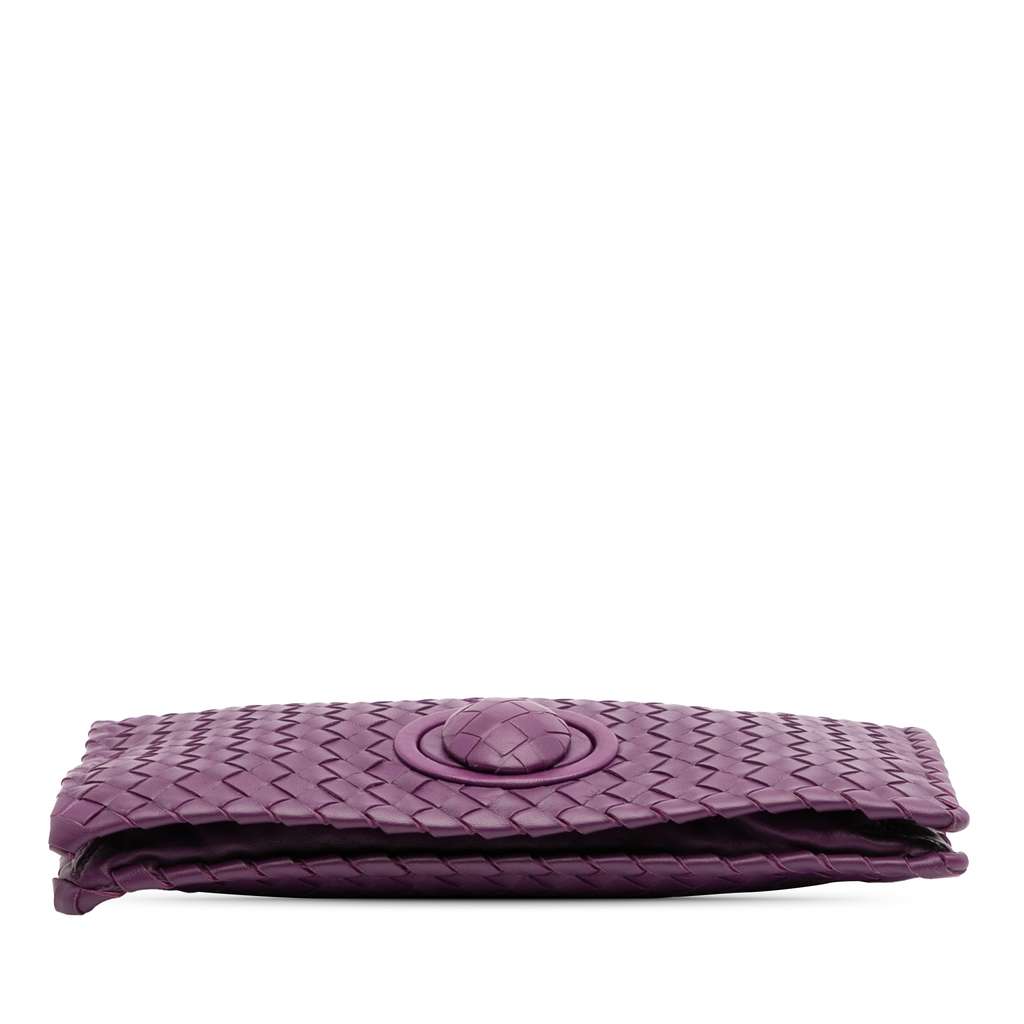 Bottega Veneta Nappa Intrecciato Turn Lock Clutch - 3