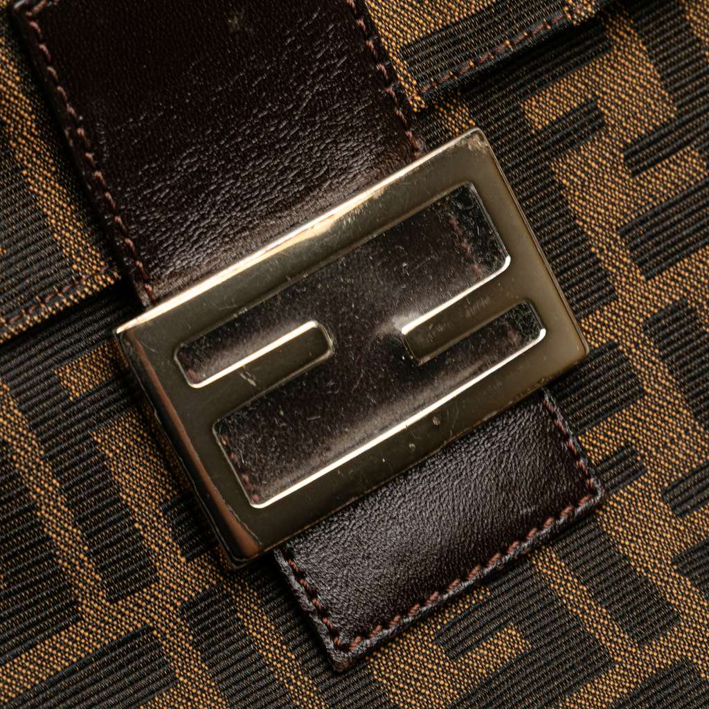 Fendi Zucca Canvas Shoulder Bag - Image 10