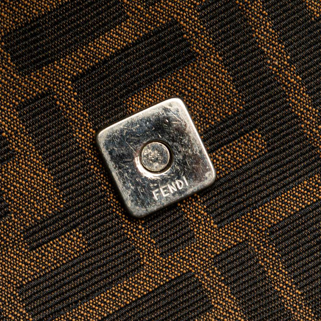 Fendi Zucca Canvas Shoulder Bag - Image 11