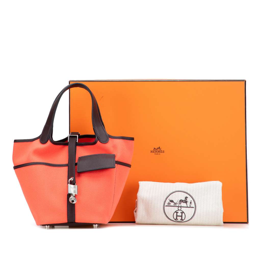 Hermès Toile Goeland and Swift Cargo Picotin Lock 18 - Image 13