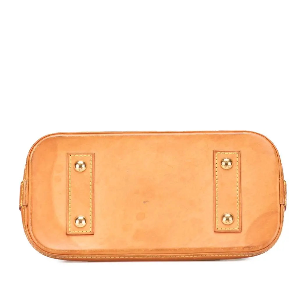 Louis Vuitton Monogram Alma BB Brown Canvas Good - Inside View