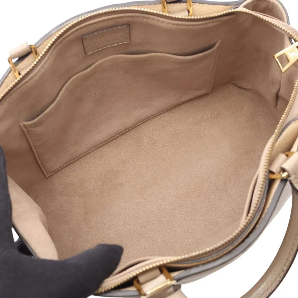 Louis Vuitton Bicolor Monogram Empreinte Giant Petit Palais Brown Leather Good - Inside View