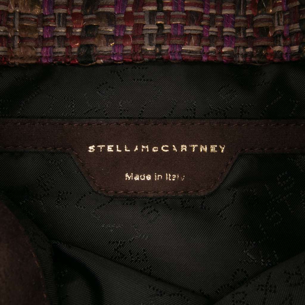 Stella Mccartney Boucle Tweed Falabella Shoulder Bag - 5