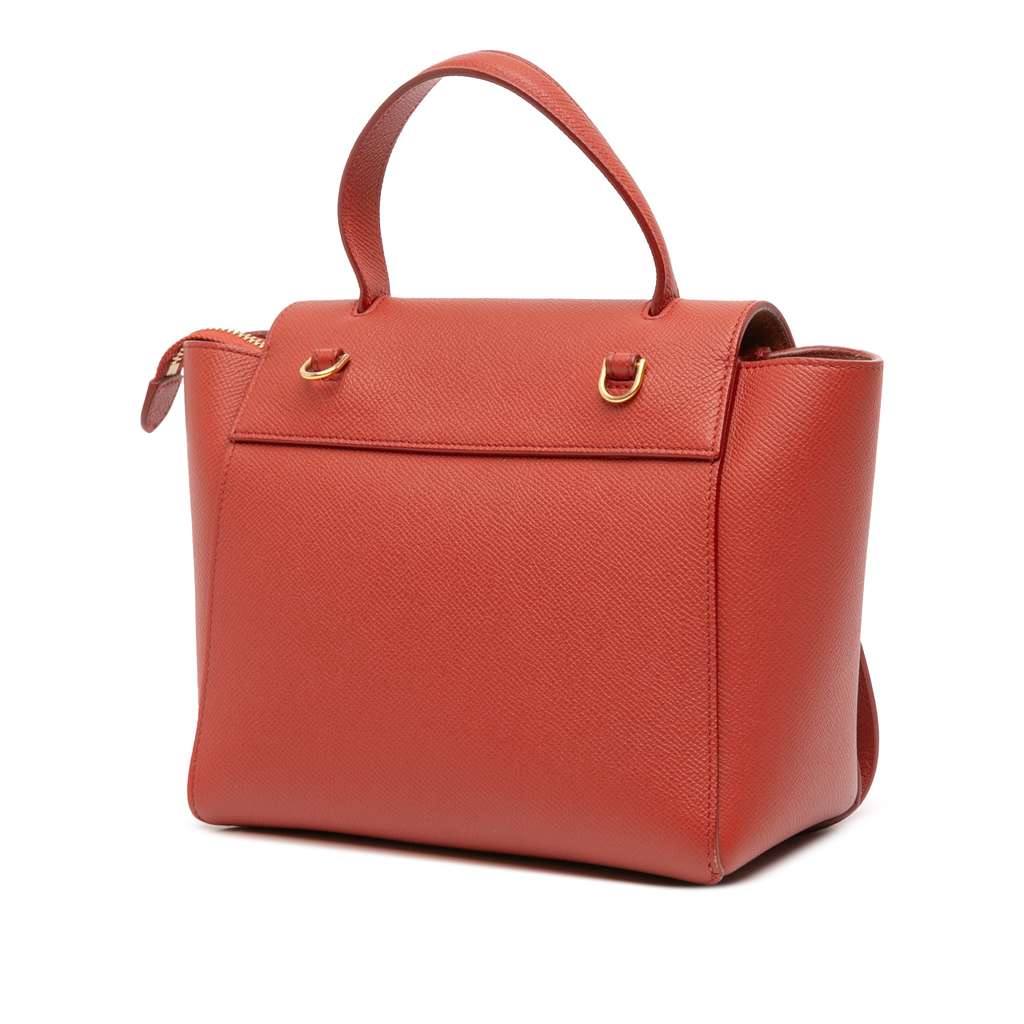 Celine Nano Grained Calfskin Belt Bag - Back view