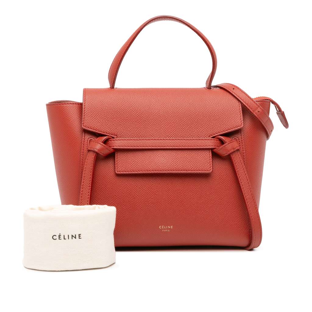 Celine Nano Grained Calfskin Belt Bag - Image 15