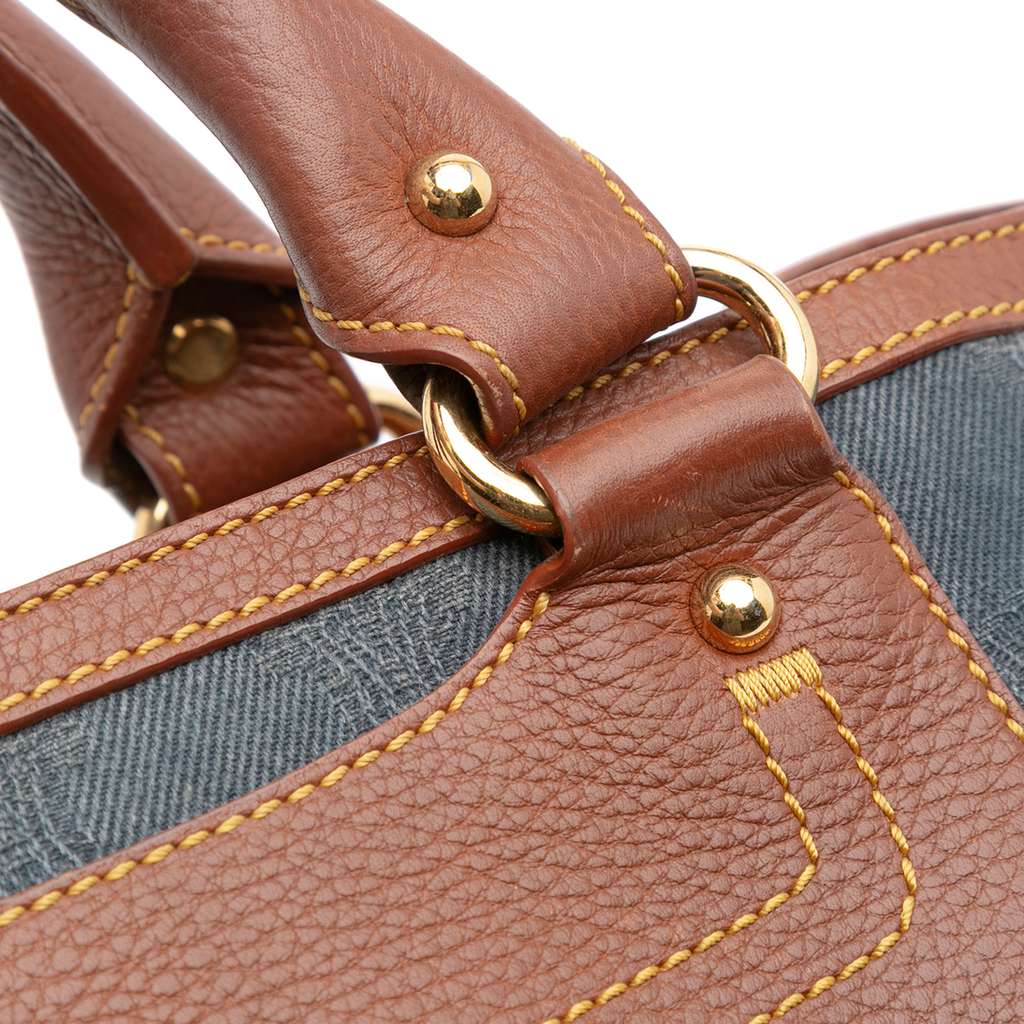 Celine Macadam Denim Boogie Handbag - Image 15