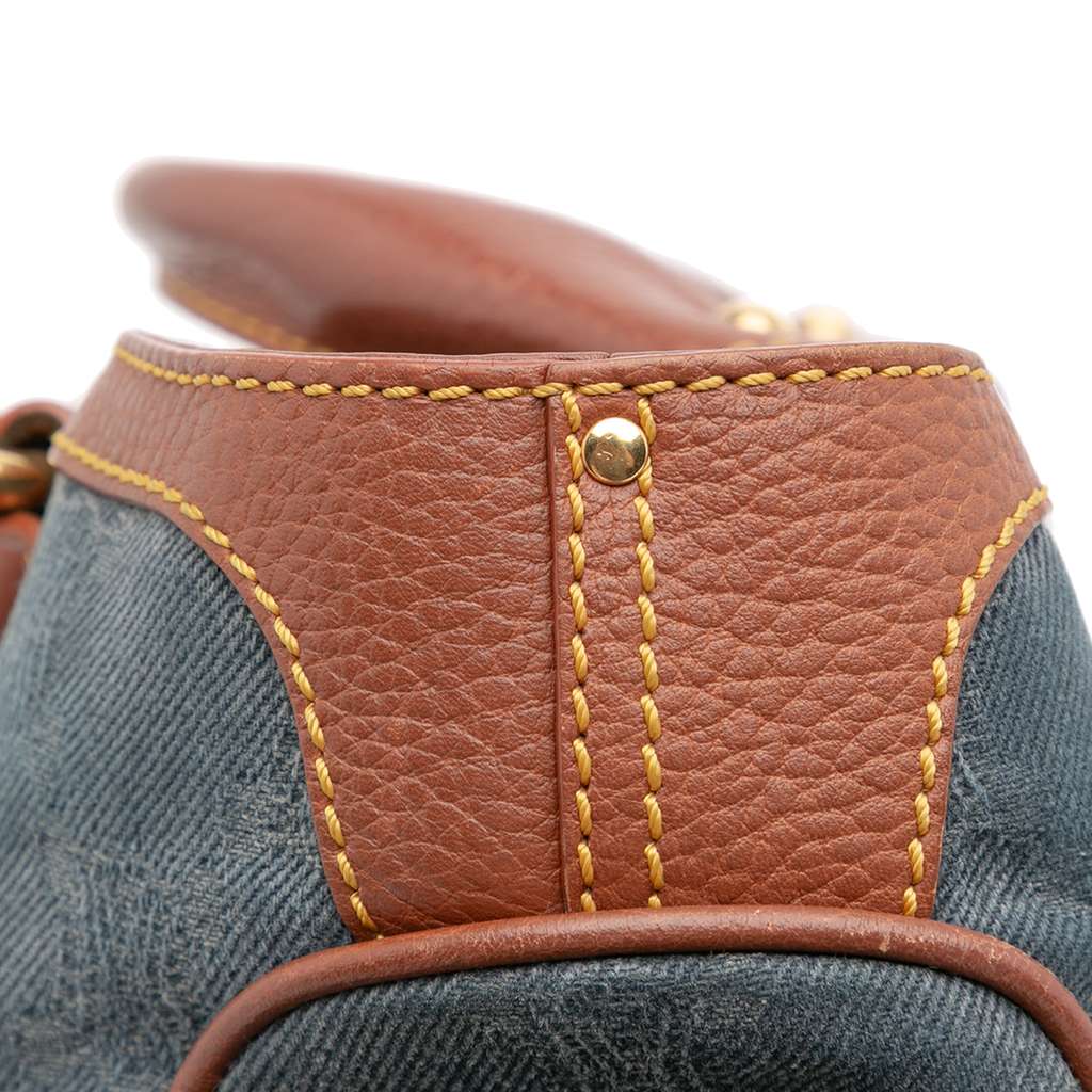 Celine Macadam Denim Boogie Handbag - Image 16