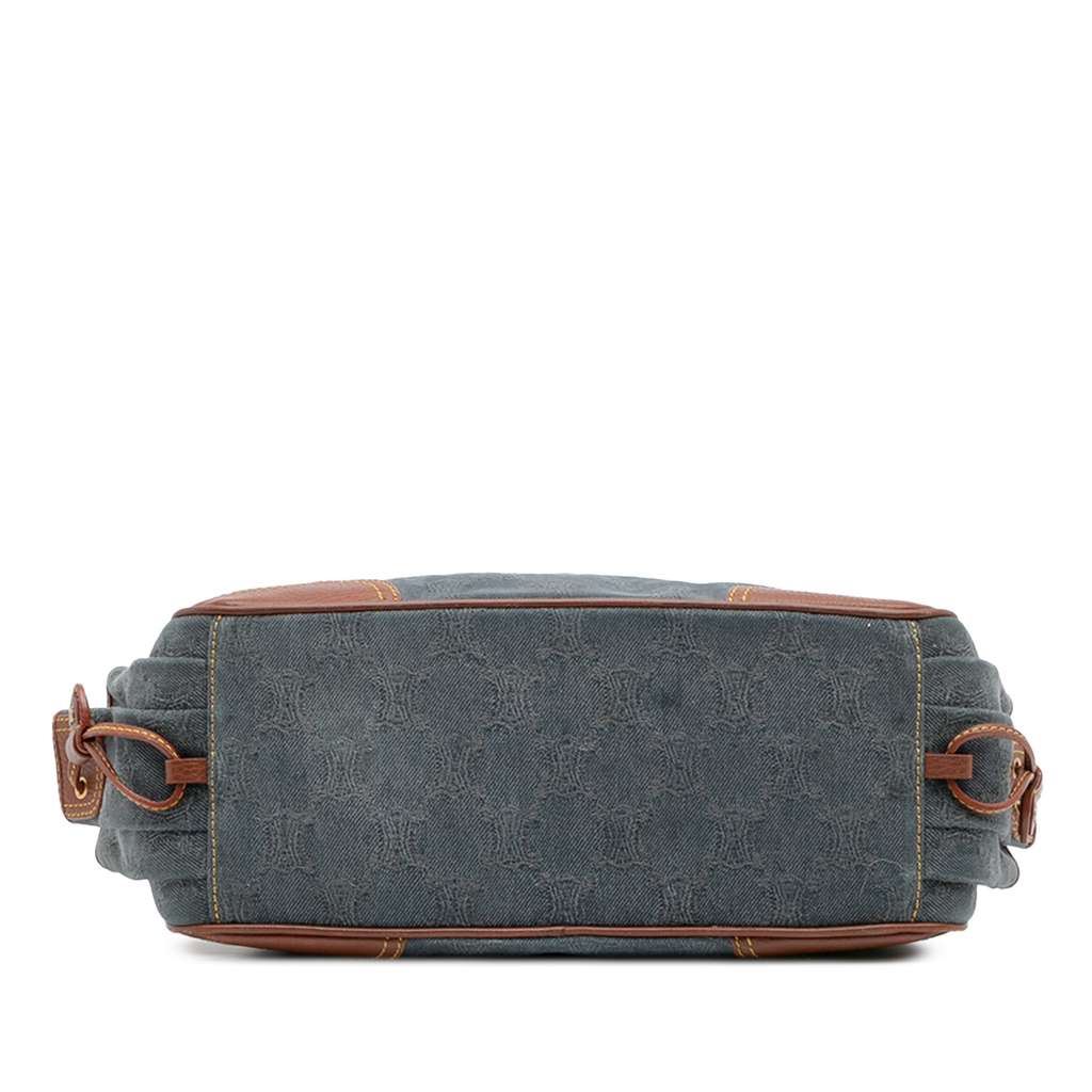 Celine Macadam Denim Boogie Handbag - Image 6