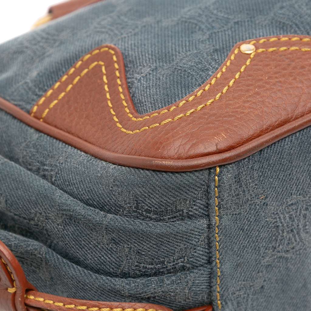 Celine Macadam Denim Boogie Handbag - Image 12