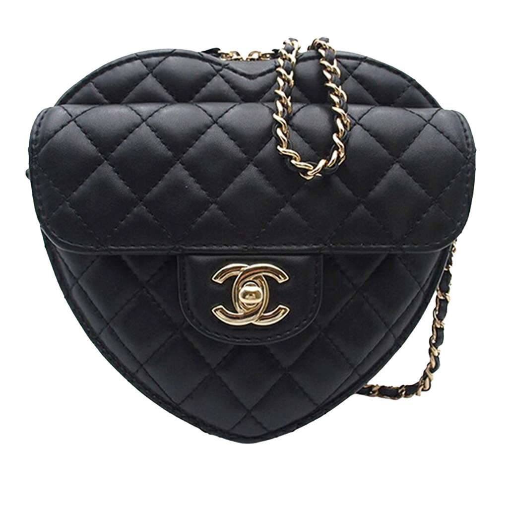 Chanel Lambskin CC in Love Heart Crossbody