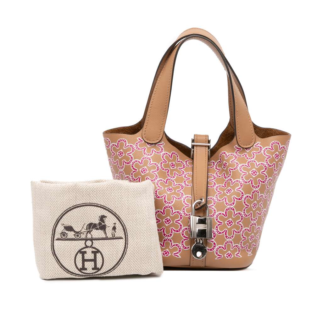 Hermès Micro Swift Lucky Daisy Picotin Lock 14 - Image 13