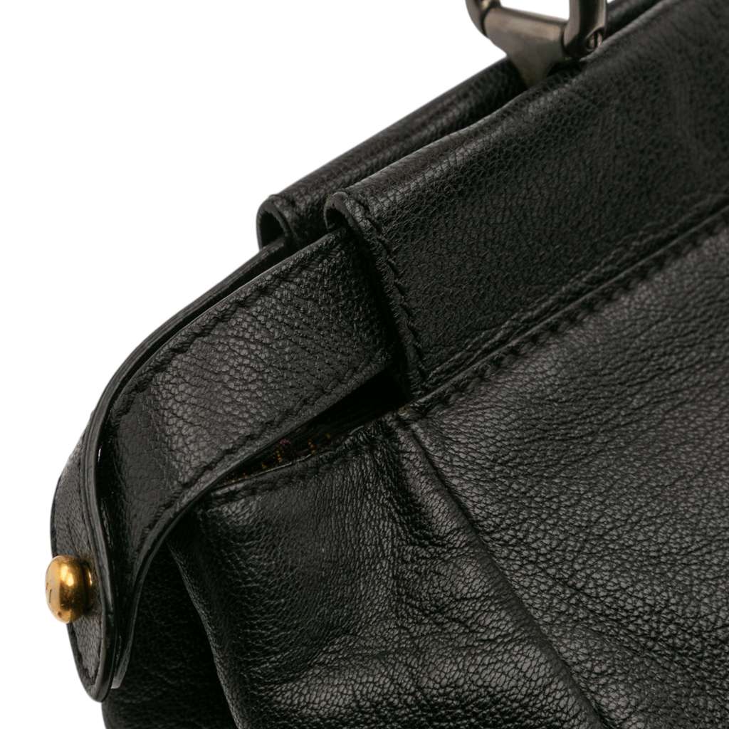 Fendi Large Goatskin Peekaboo Iconic Satchel - Image 12