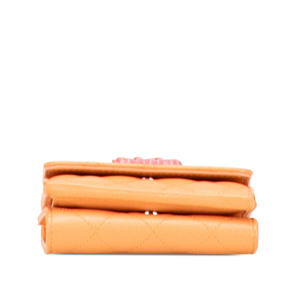 Chanel Quilted Caviar 19 Compact Flap Wallet - Image 6