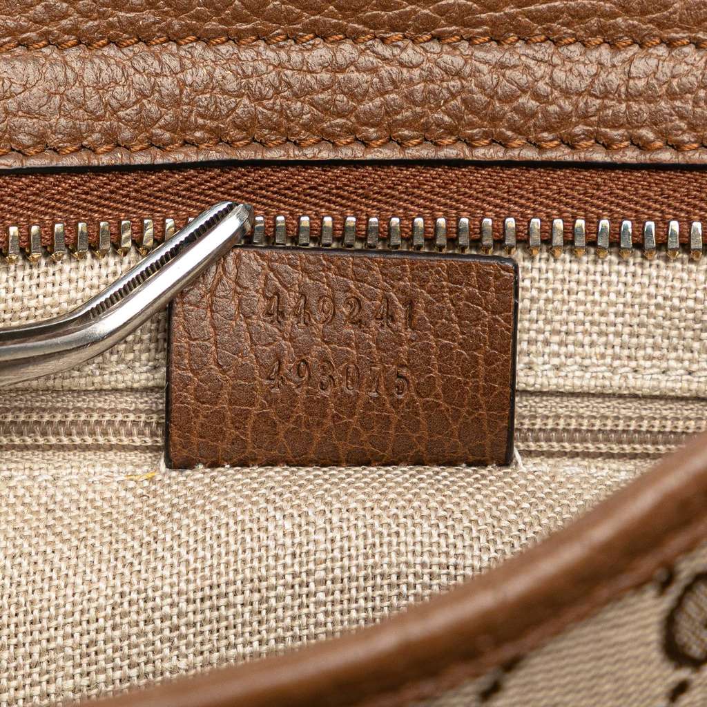 Gucci Small GG Canvas Bree Satchel - Side view