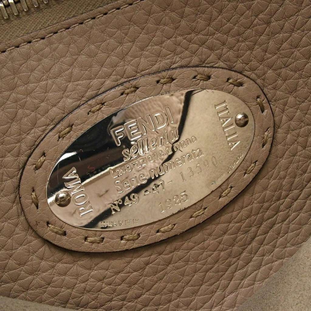 Fendi Medium Leather Selleria Peekaboo Iconic Satchel - 5