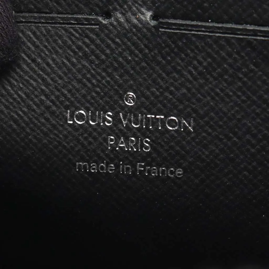 Louis Vuitton Monogram Eclipse Soft Trunk Wallet Crossbody Black Good - Model View