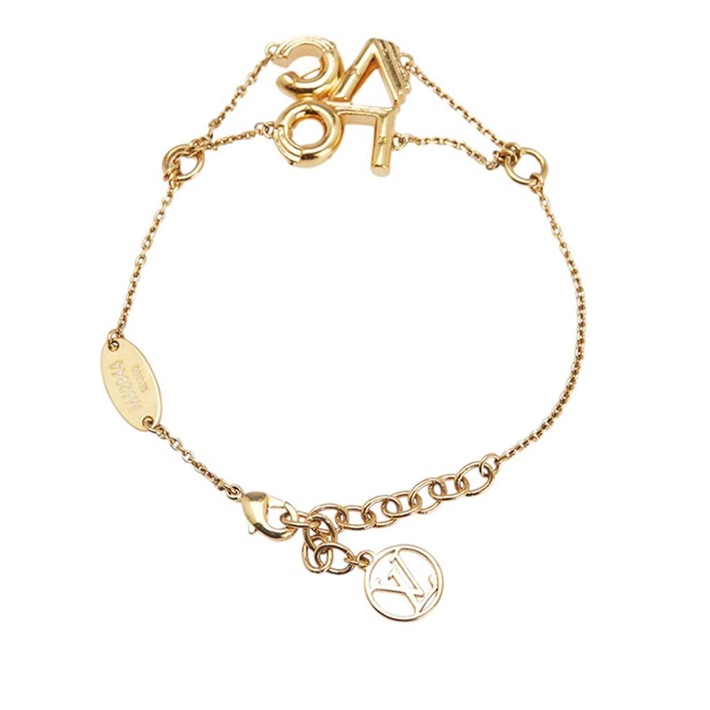 Louis Vuitton Gold Plated Brass LV & Me Love Bracelet - Image 6