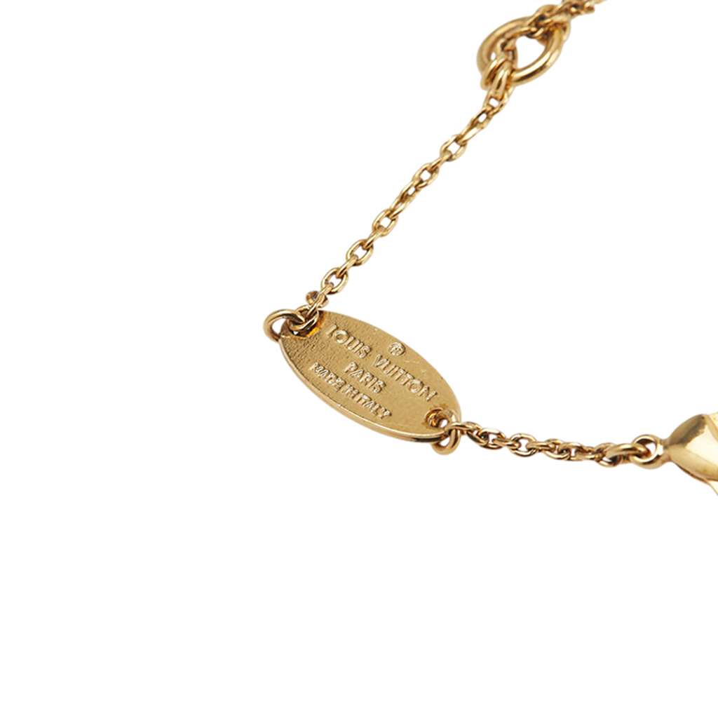 Louis Vuitton Gold Plated Brass LV & Me Love Bracelet - Side view