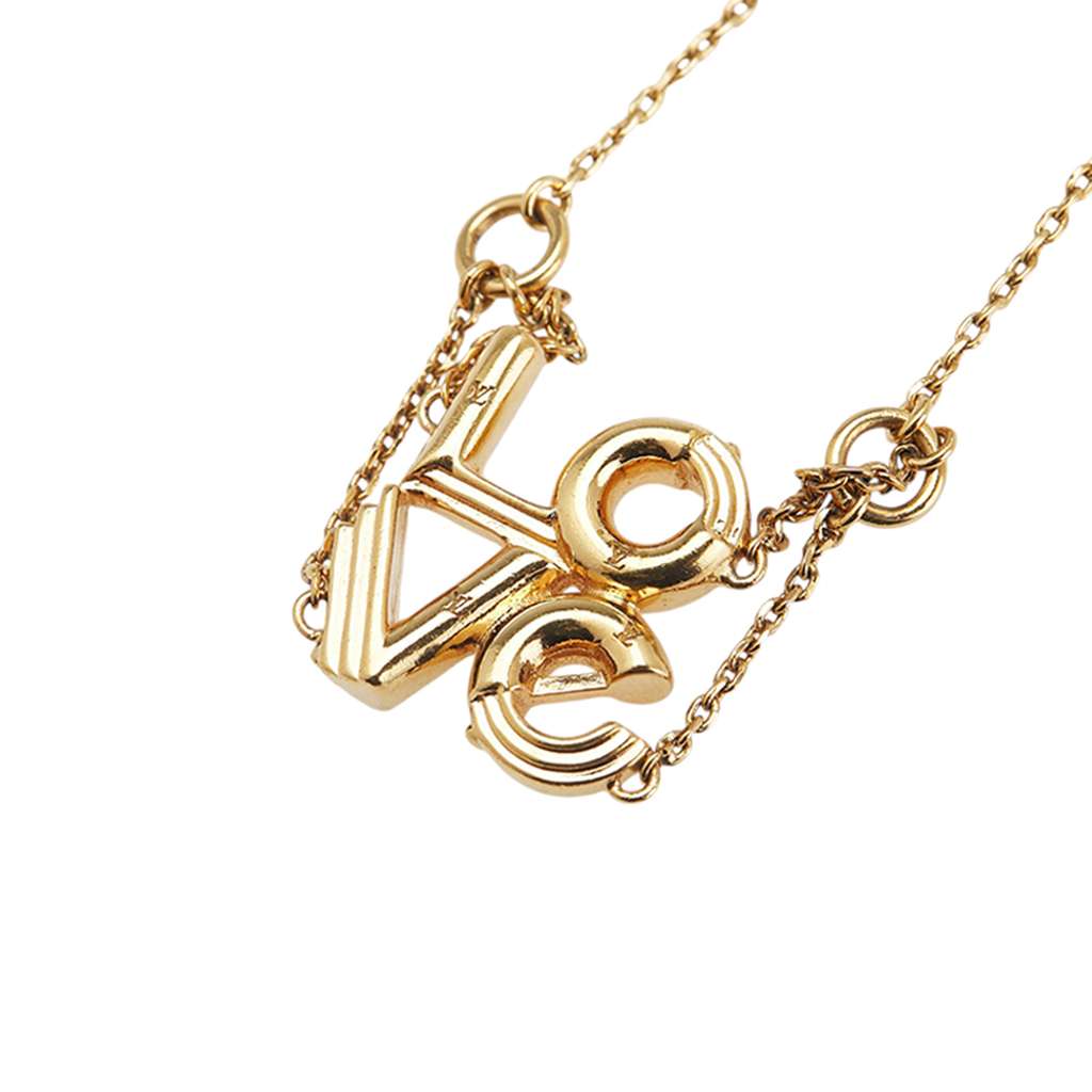 Louis Vuitton Gold Plated Brass LV & Me Love Bracelet - Detail 2