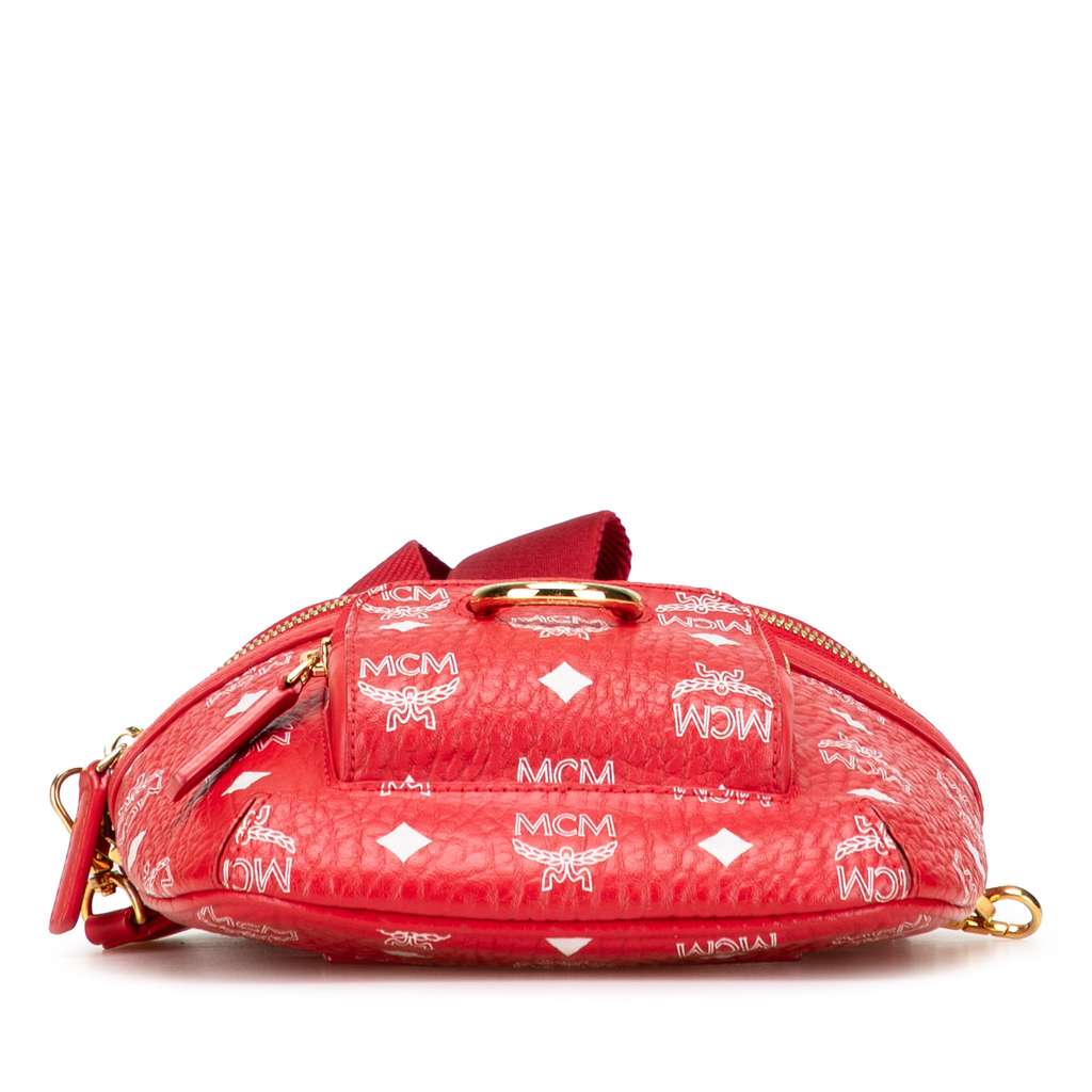 Mcm Small Visetos Coated Canvas New Years Klassik Crossbody - Image 6