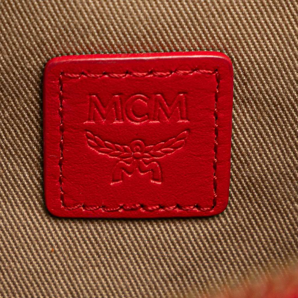 Mcm Small Visetos Coated Canvas New Years Klassik Crossbody - Side view