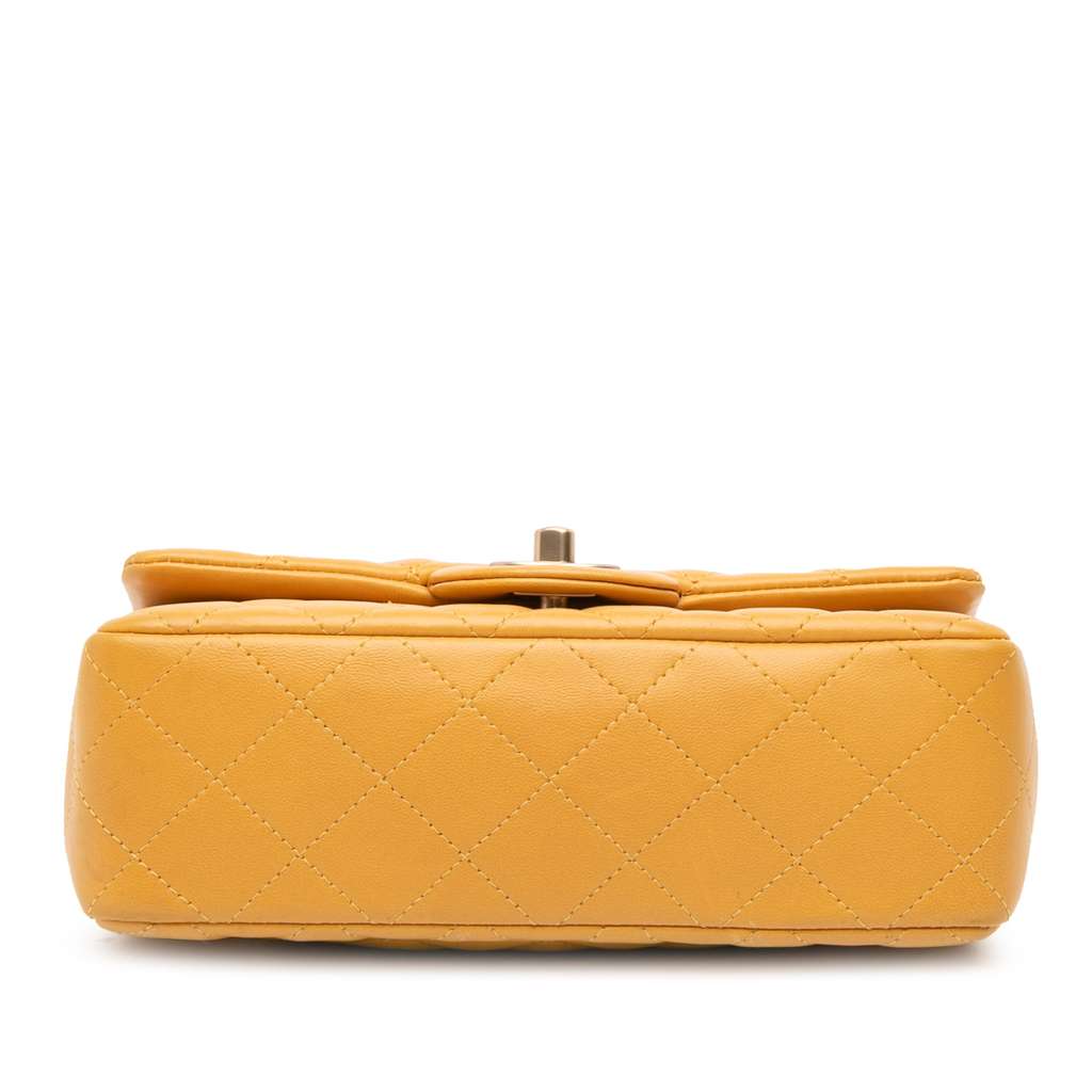 Chanel Mini Rectangular Classic Lambskin Single Flap - 3