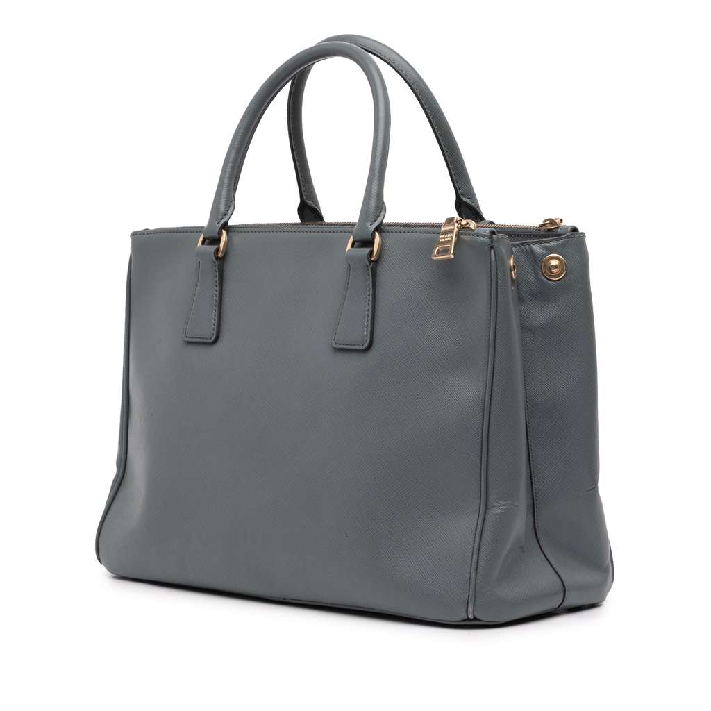 Prada Medium Saffiano Lux Galleria Double Zip Satchel - 2