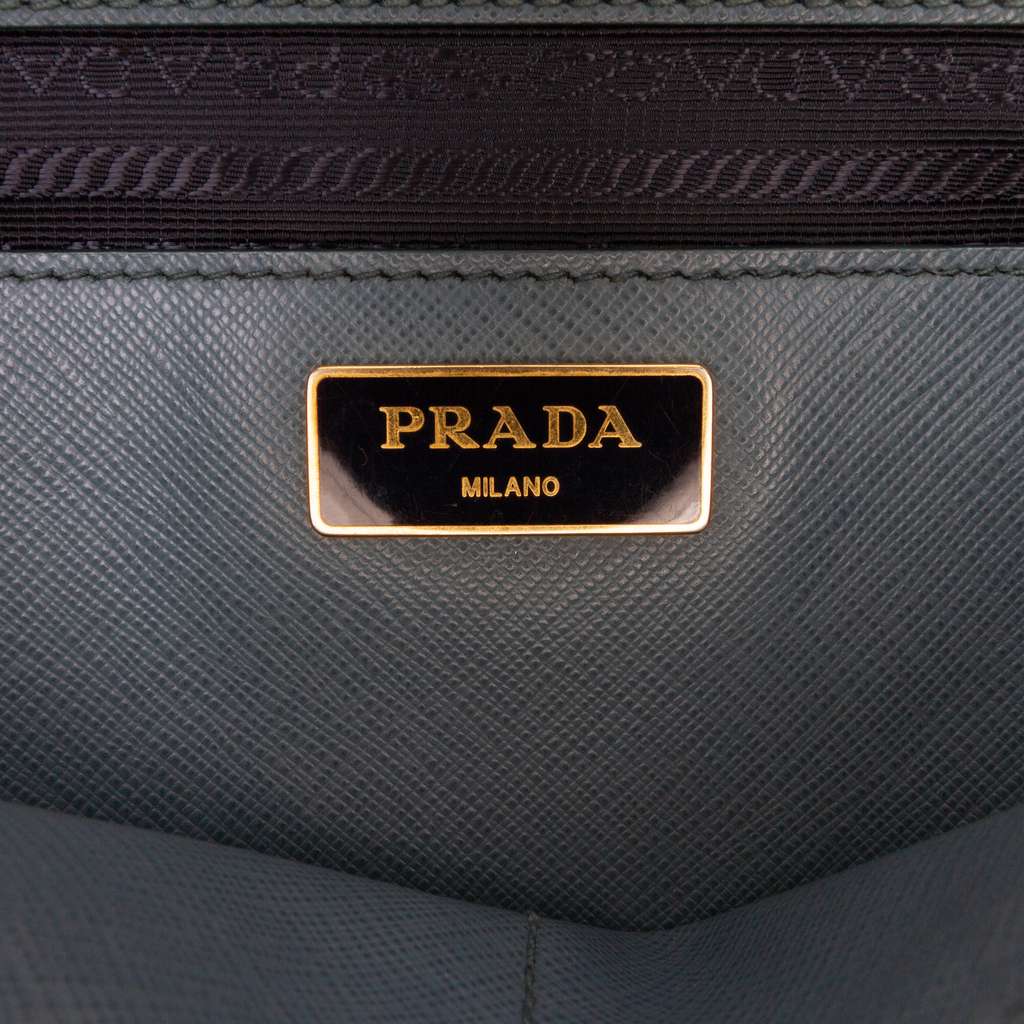 Prada Medium Saffiano Lux Galleria Double Zip Satchel - 5