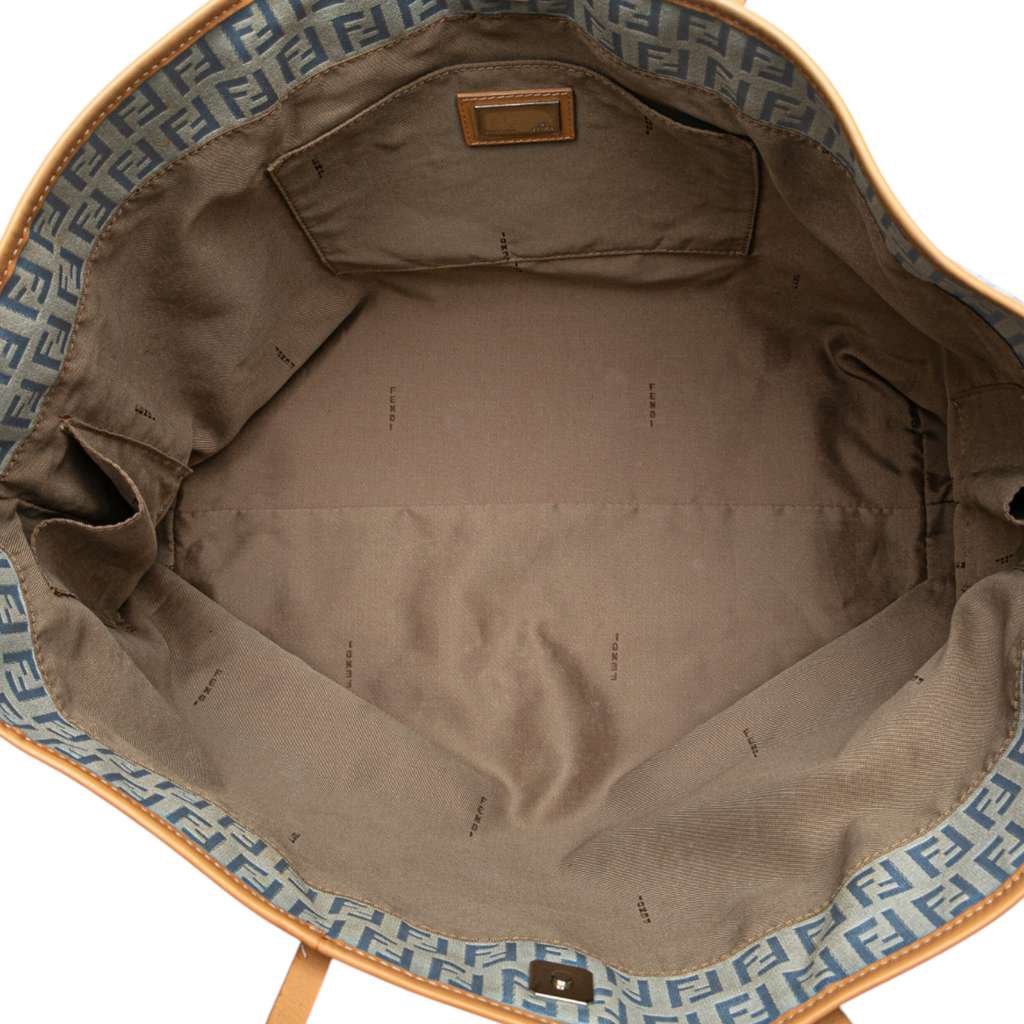 Fendi Medium Zucchino Canvas Roll Tote - 4