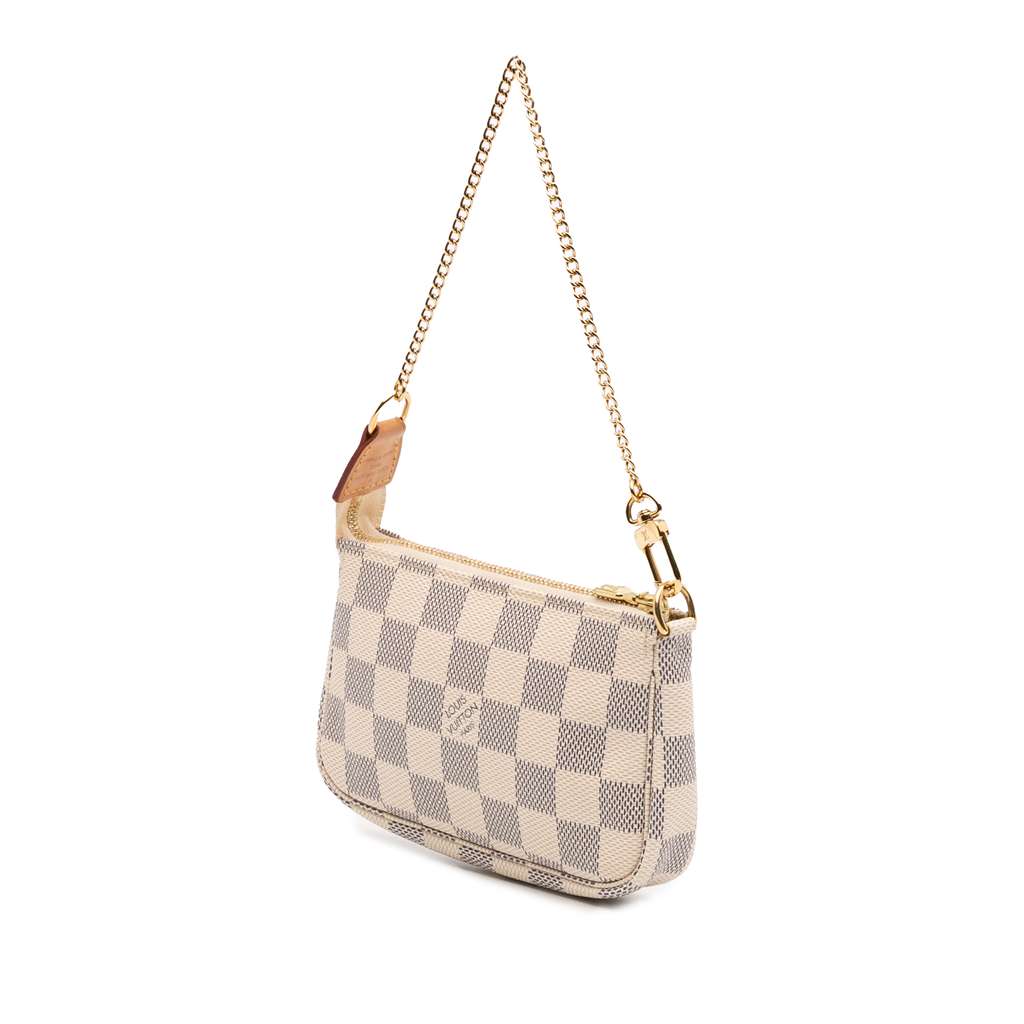 Louis Vuitton Damier Azur Mini Pochette Accessoires - Back view