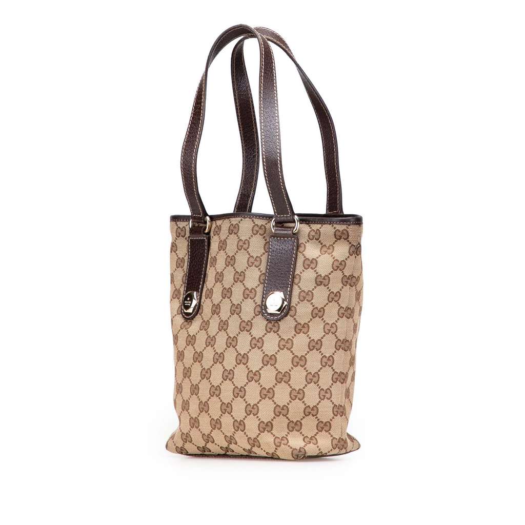 Gucci GG Canvas Charmy Shoulder Bag - Back view