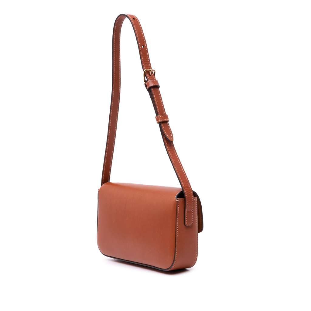 Celine Shiny Calfskin Claude Shoulder Bag - 2