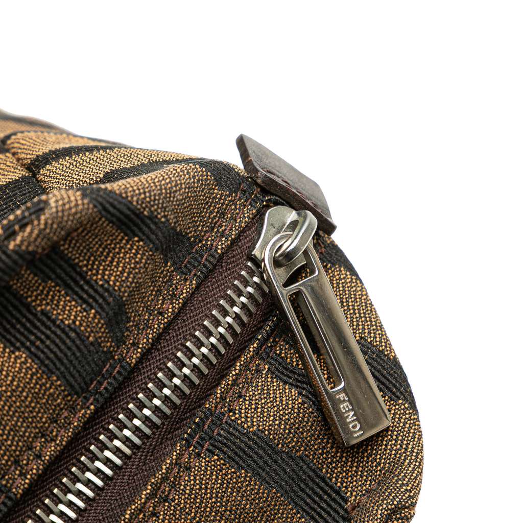 Fendi Zebra Print Canvas Handbag - Detail 2