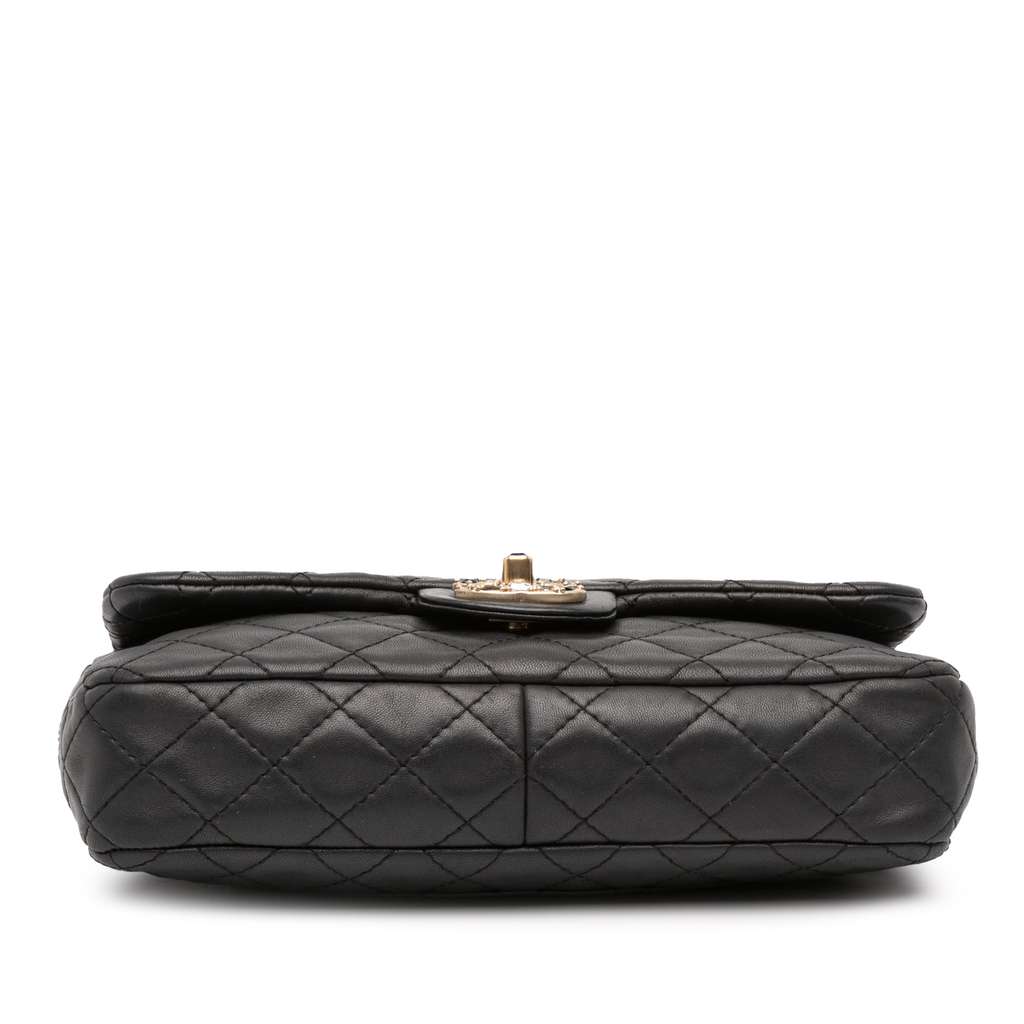 Chanel Medium Quilted Lambskin Precious Jewel Single Flap - 3