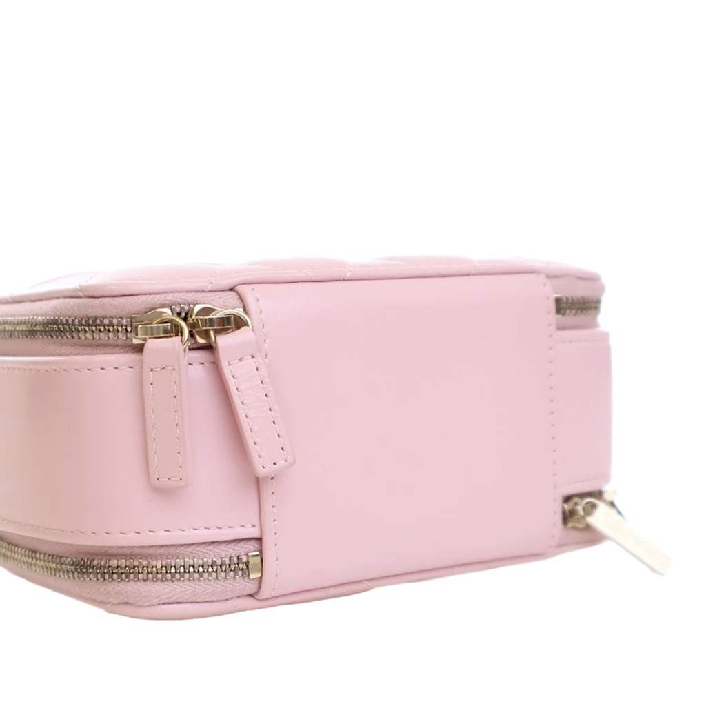 Chanel Mini CC Glazed Calfskin Double Zip Top Handle Vanity Case - Image 12