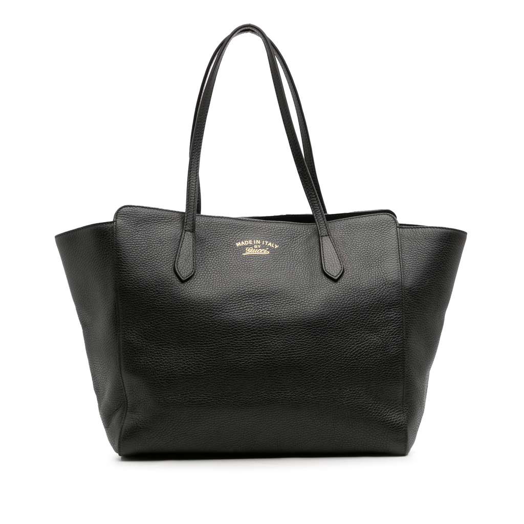 Gucci Medium Leather Swing Tote