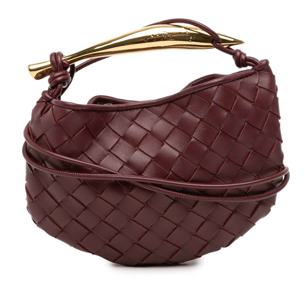Bottega Veneta Baby Lambskin Intrecciato Sardine