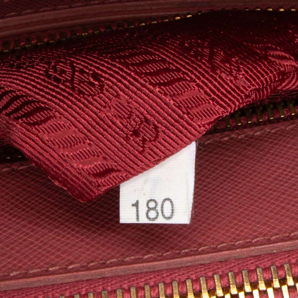 Prada Small Saffiano Lux Galleria Double Zip Satchel - Detail 1