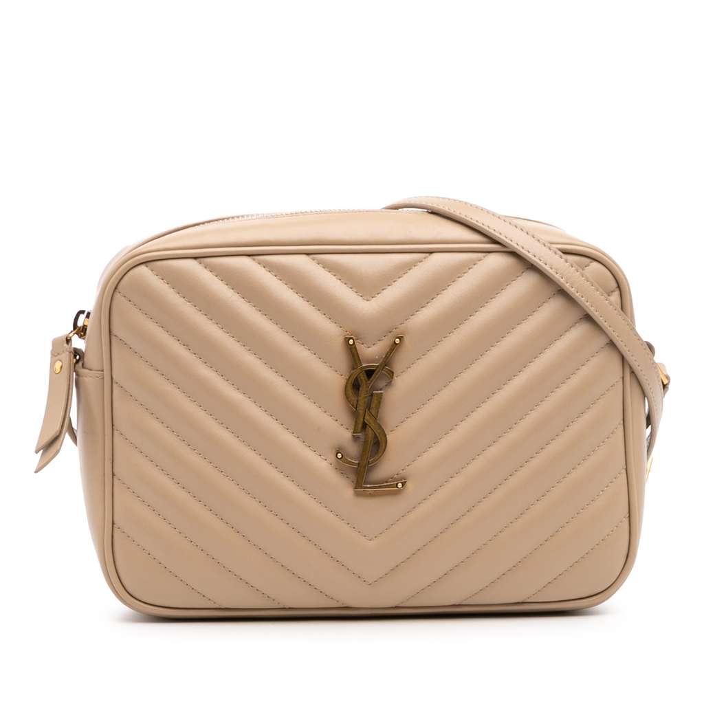 Saint Laurent Matelasse Leather Monogram Lou Camera Bag