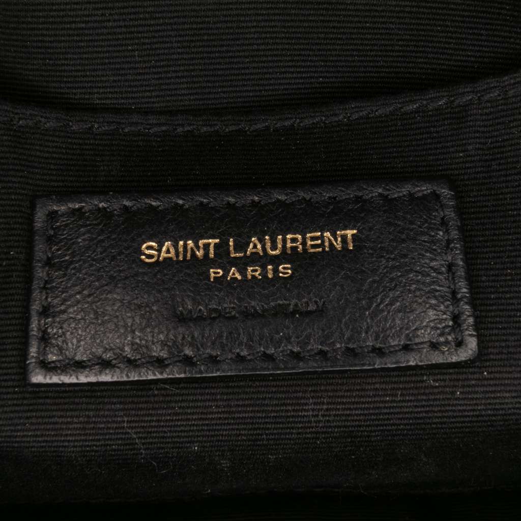 Saint Laurent Matelasse Leather Monogram Lou Camera Bag - Side view