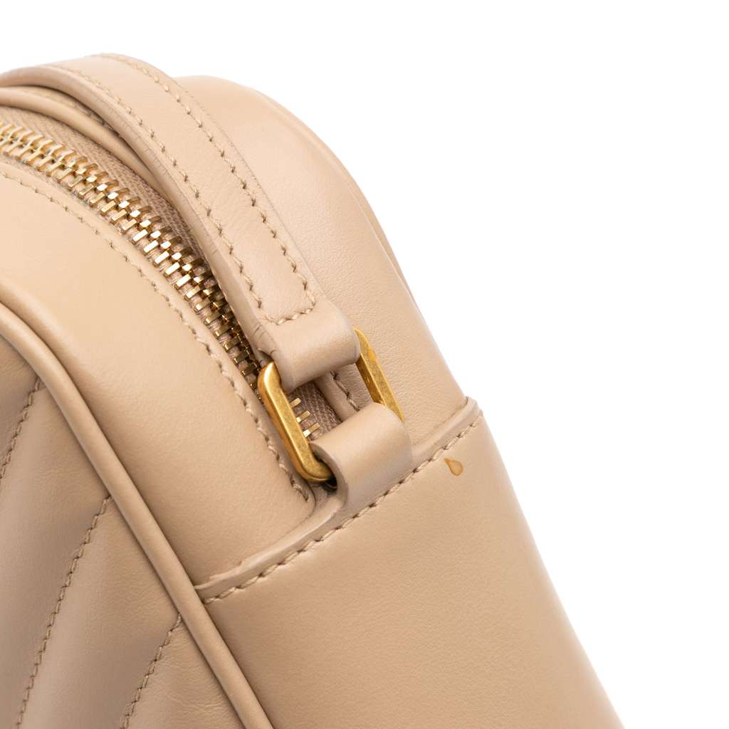 Saint Laurent Matelasse Leather Monogram Lou Camera Bag - Image 11